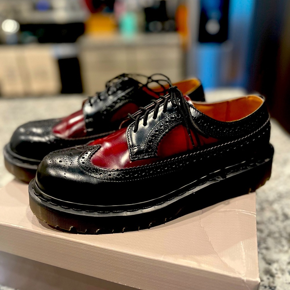 Vintage Wing Tip Dr Martins-gently used! Women’s Size 10, Men’s Size 7